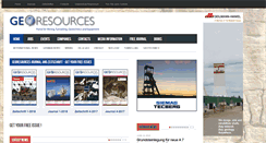 Desktop Screenshot of georesources.net