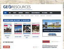 Tablet Screenshot of georesources.net